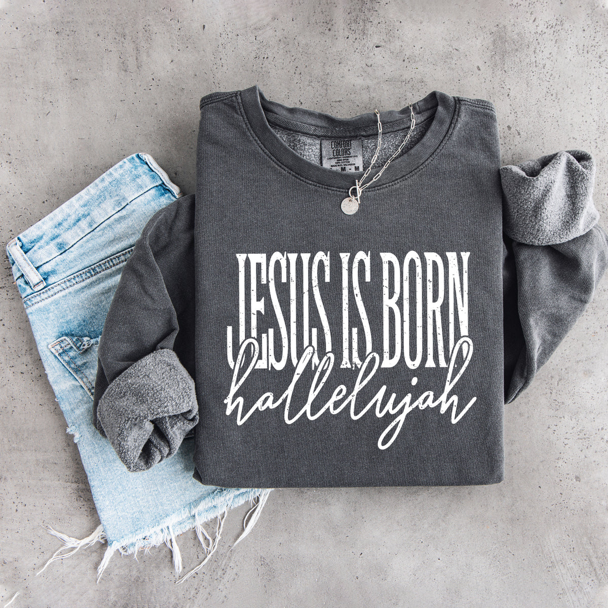 Sudadera «Jesús ha nacido, aleluya»