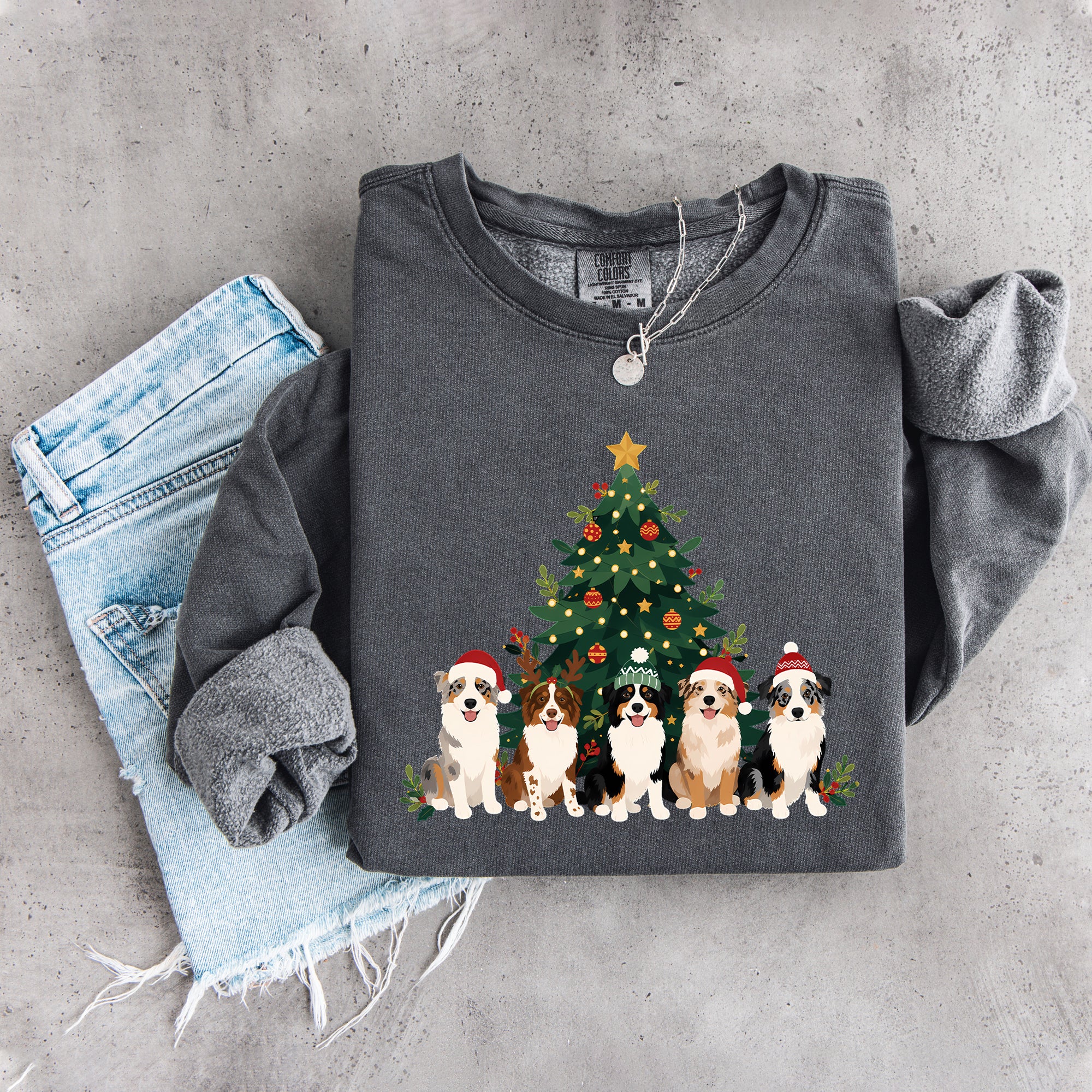Australian Shepherd Christmas Sweatshirt