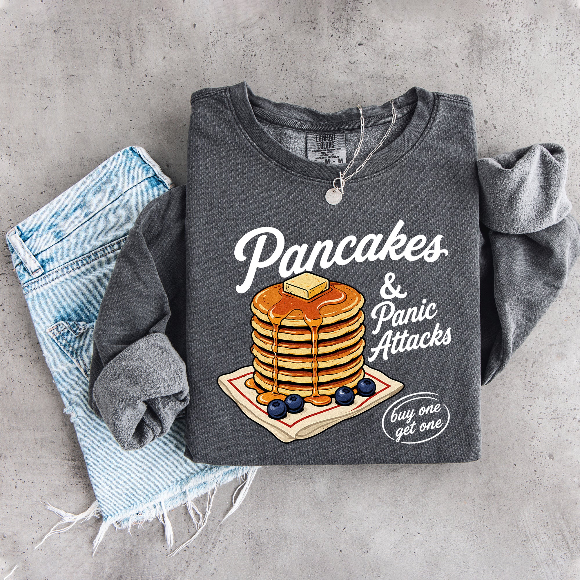 Sudadera «Panqueques y ataques de pánico»