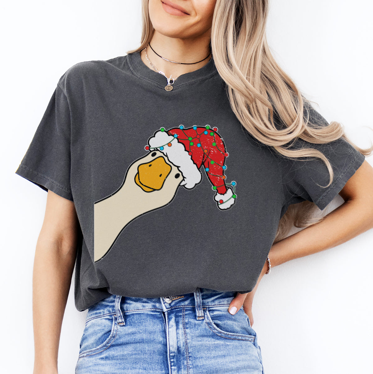 Funny Christmas Goose Tee
