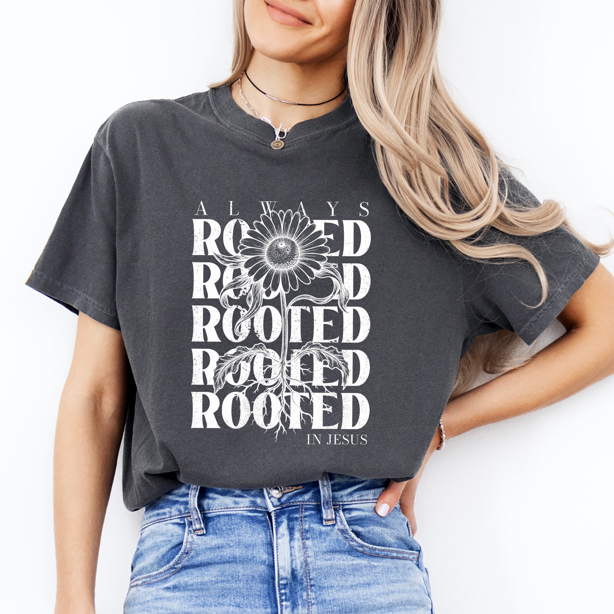 Immer in Jesus verwurzelt – T-Shirt