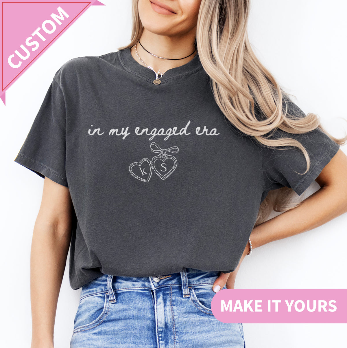 Personalized In My Engaged Era Tee