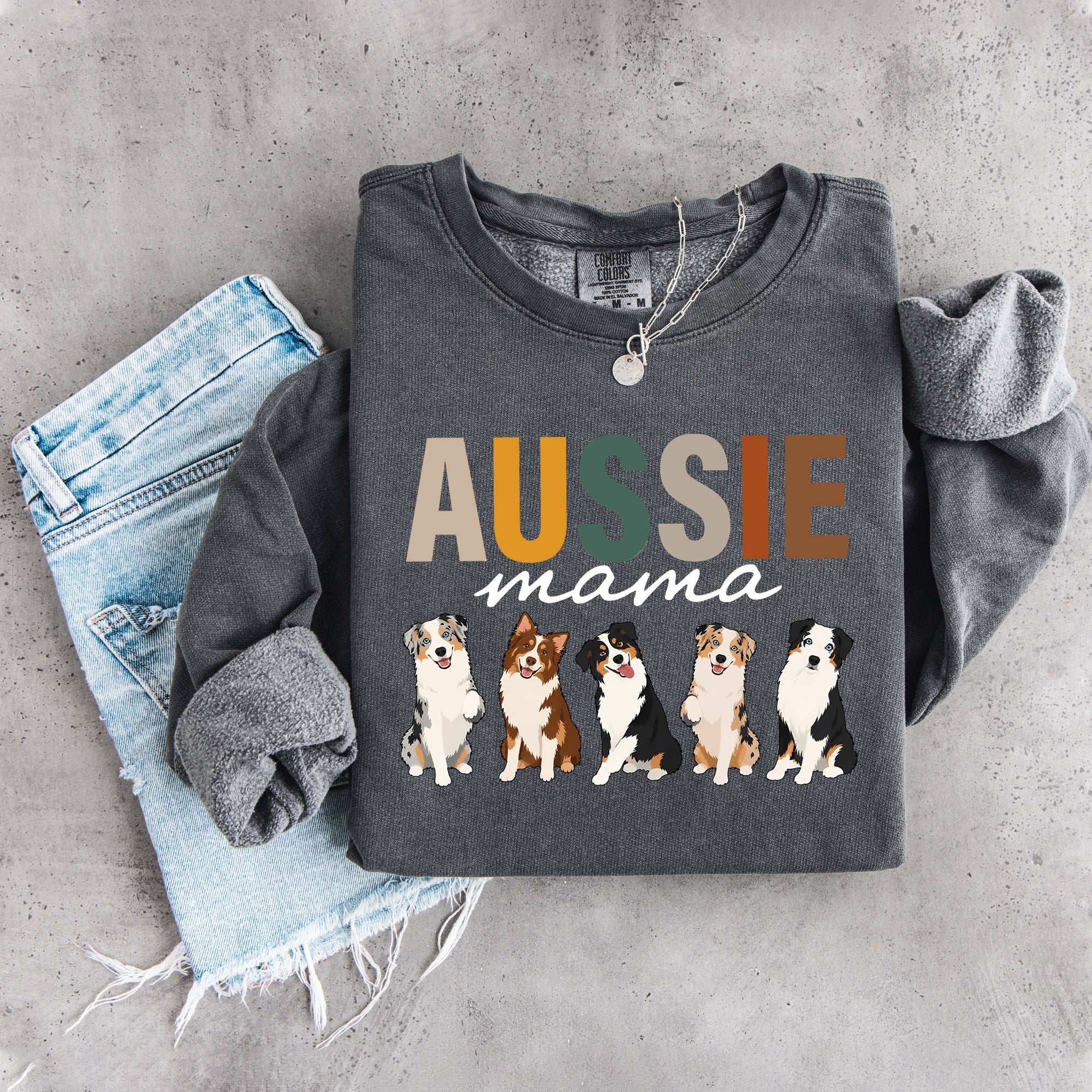 Sweatshirt für Australian-Shepherd-Mamas