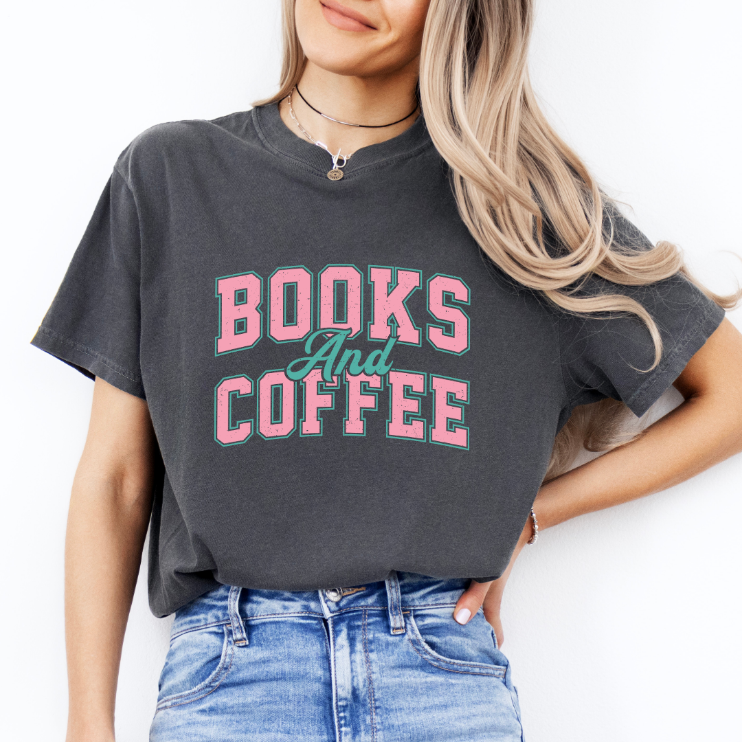 Books And Coffee Tee