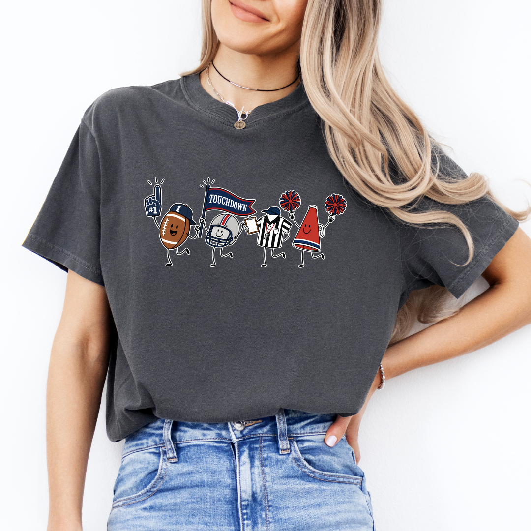 Football Doodles Tee