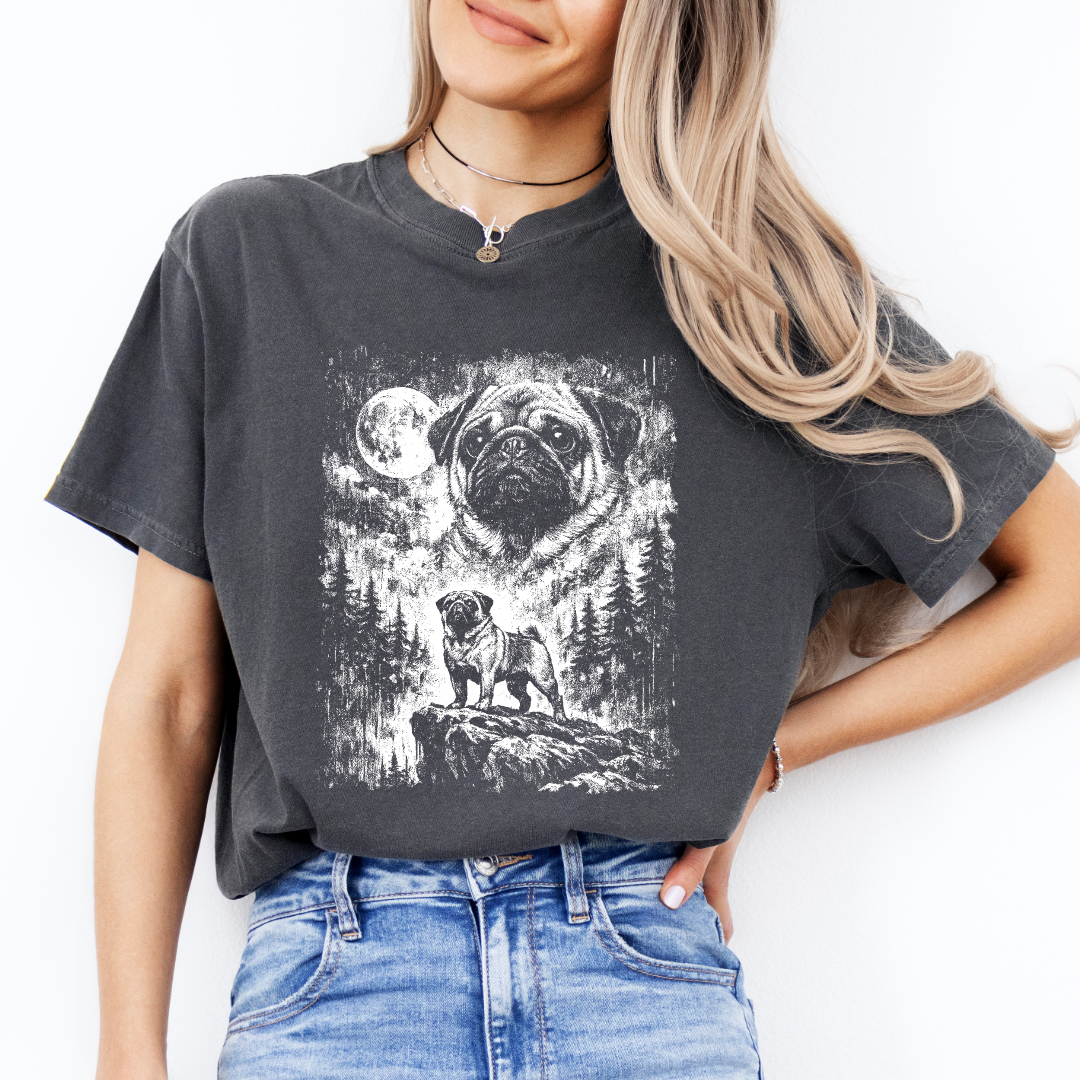 Personalized Vintage Pug Shirt