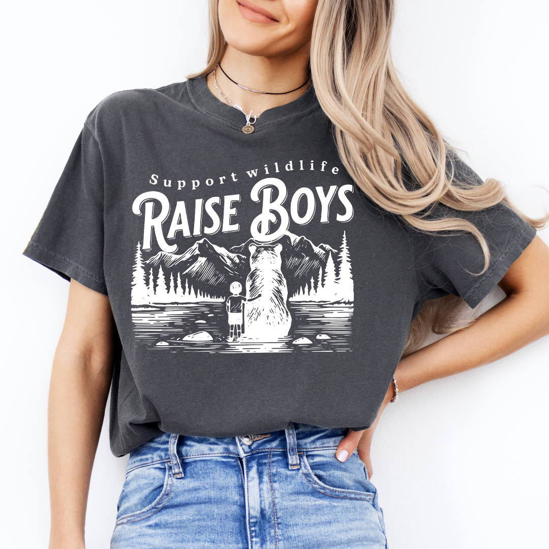 T-shirt Support Wildlife Raise Boys