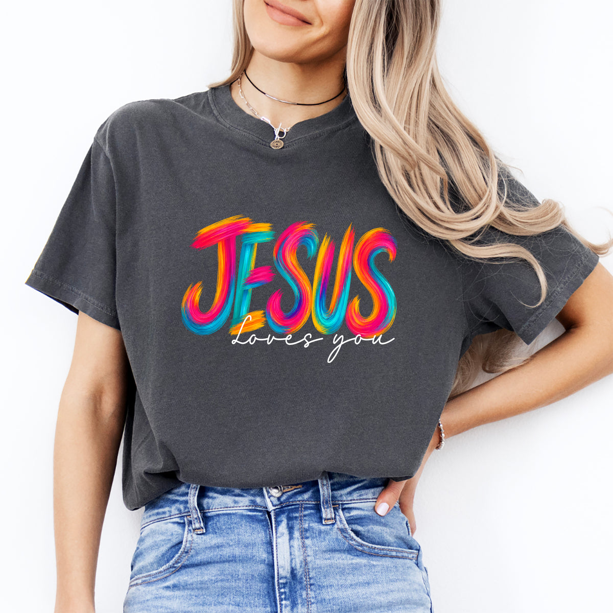 T-Shirt „Jesus Loves You“