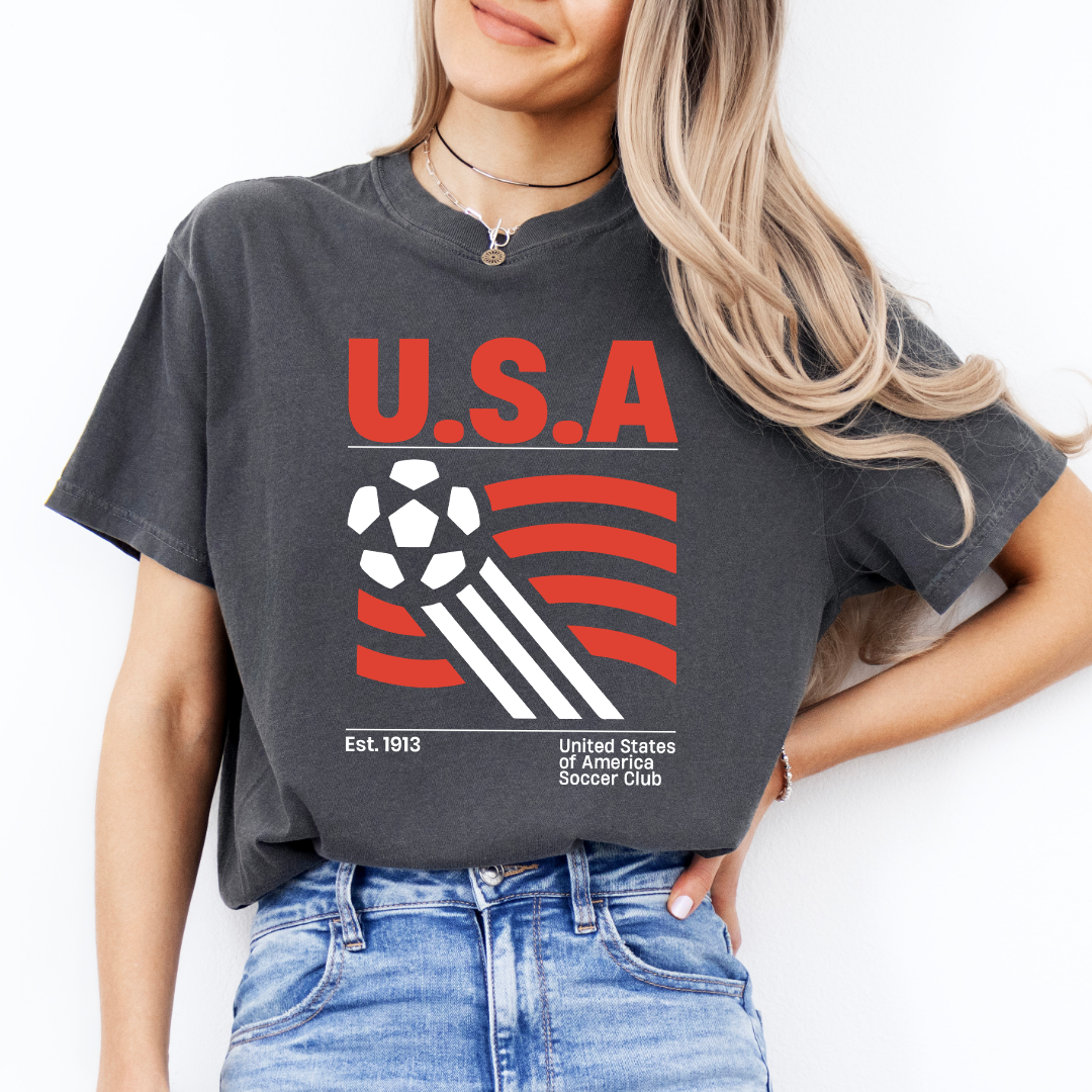 United States Of America Soccer Club Tee