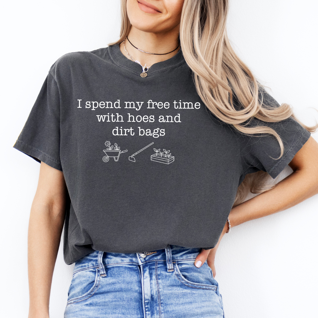 I Spend My Free Time With Hoes Tee
