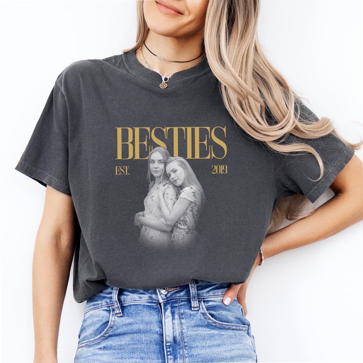 Personalised Bestie Photo Tee