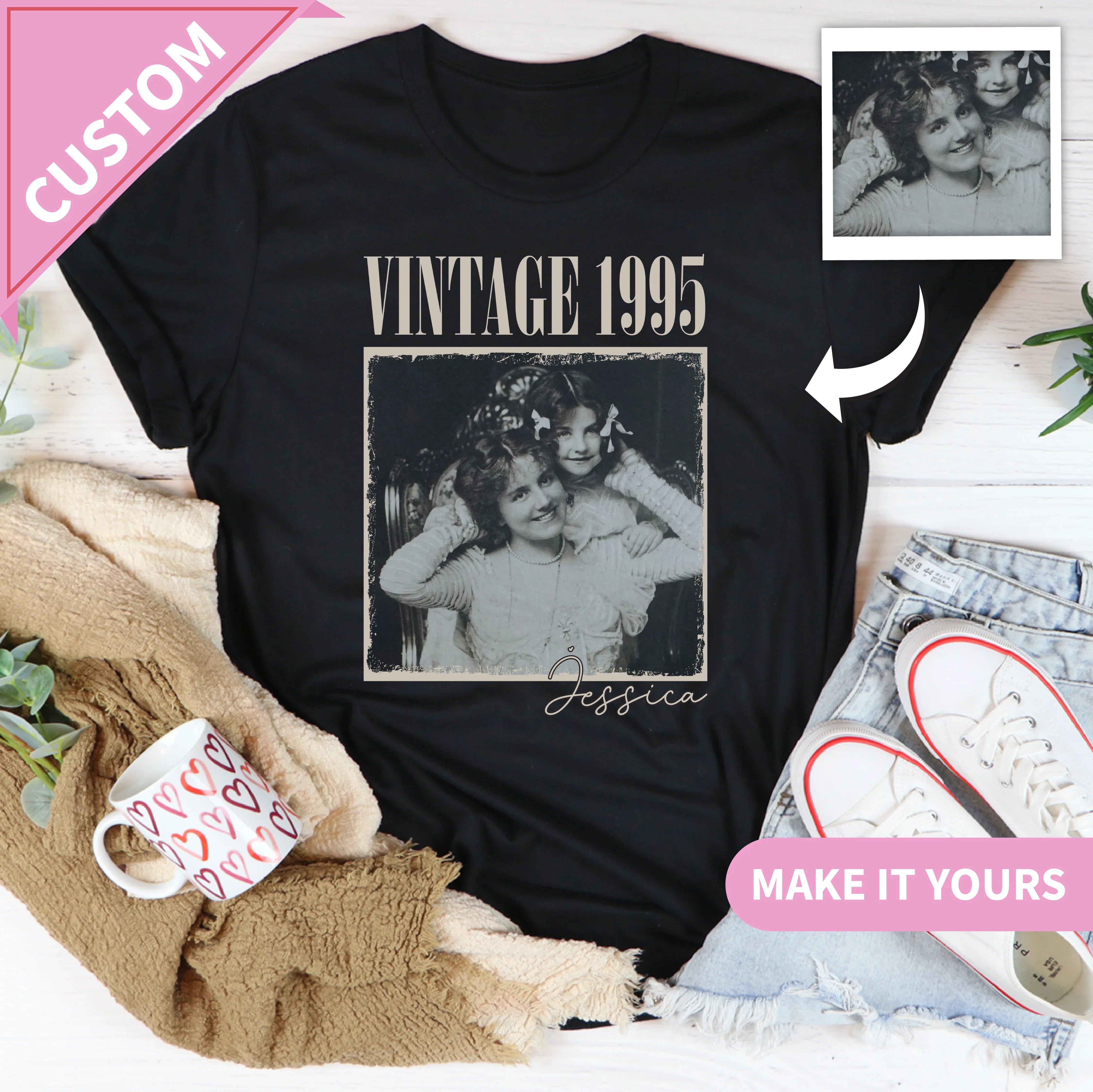 Personalized Vintage Birthday Shirt Tee Printify T-Shirt T-Shirt