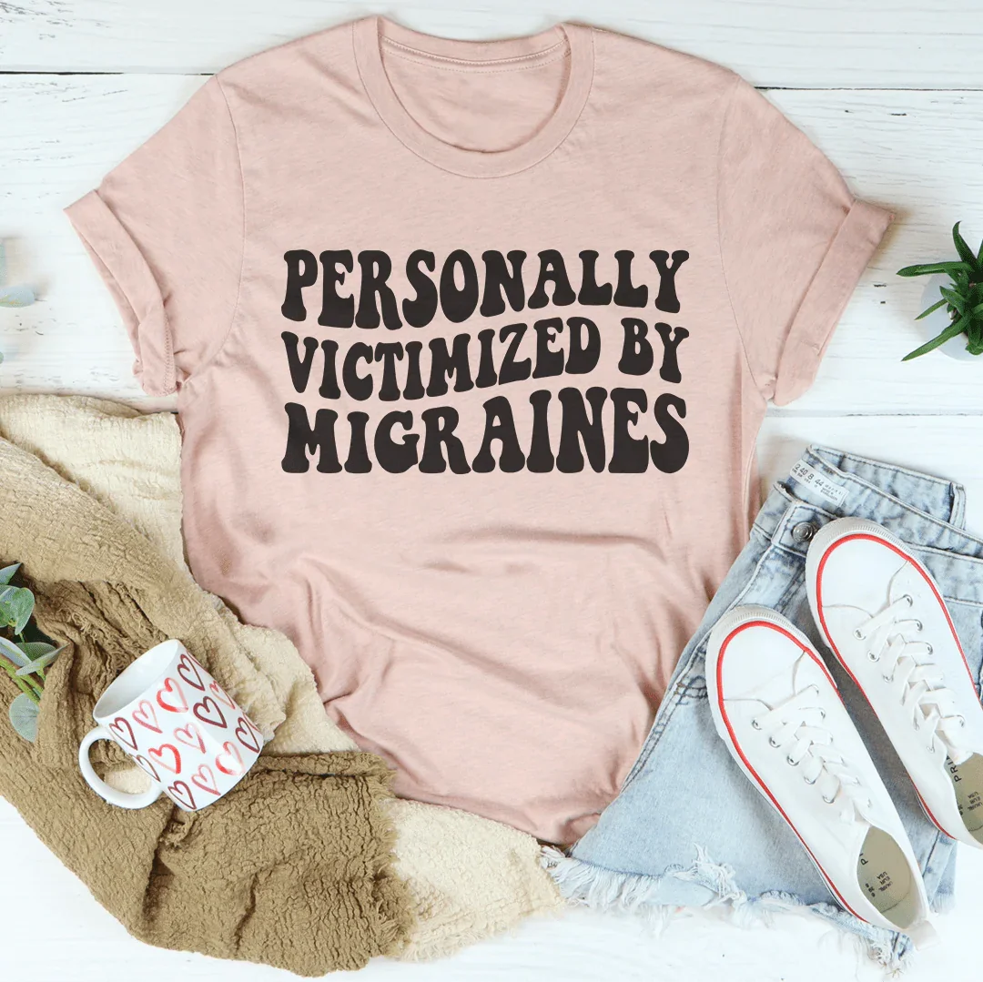 Personally Victimized By Migraines Tee Heather Prism Peach / S Peachy Sunday T-Shirt