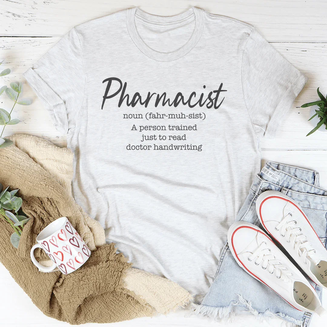 Pharmacist Definition Tee Ash / S Peachy Sunday T-Shirt