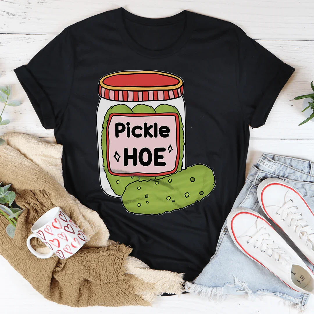 Pickle Hoe Tee Black Heather / S Peachy Sunday T-Shirt