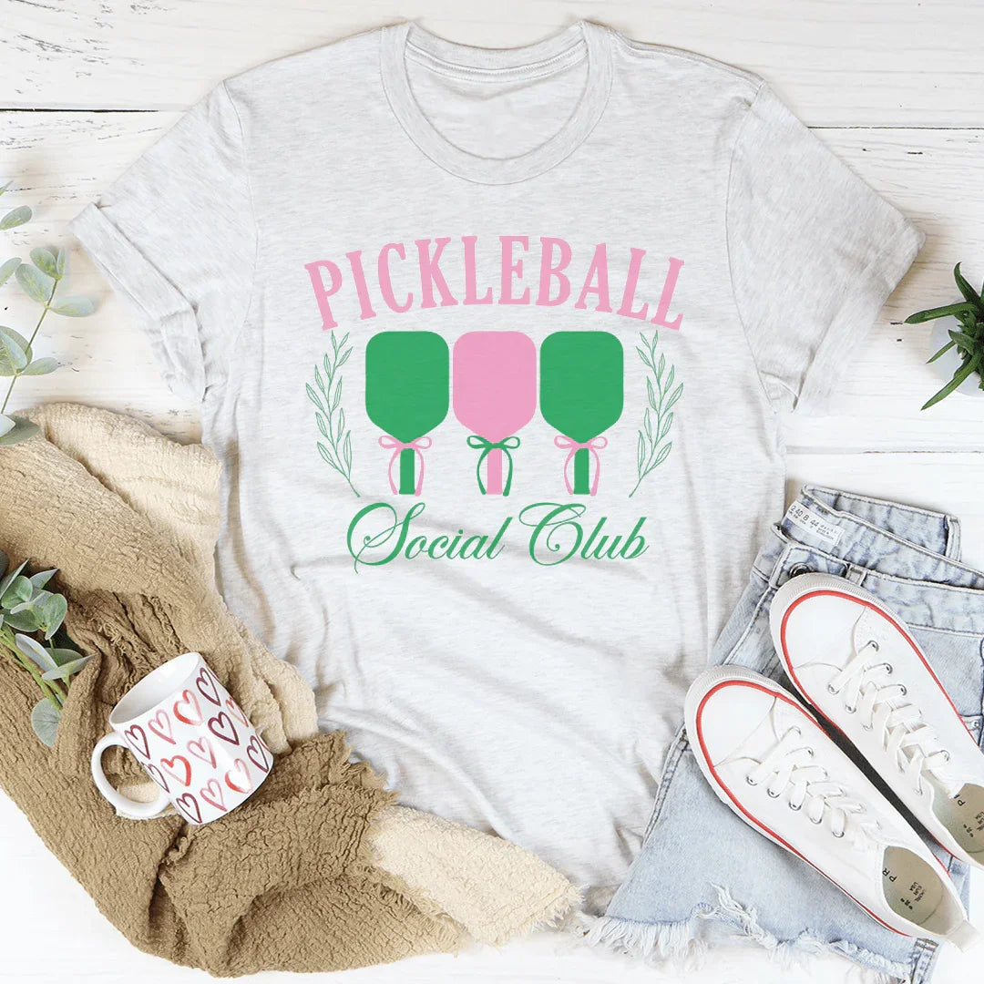 Pickleball Social Club Tee White / S Peachy Sunday T-Shirt