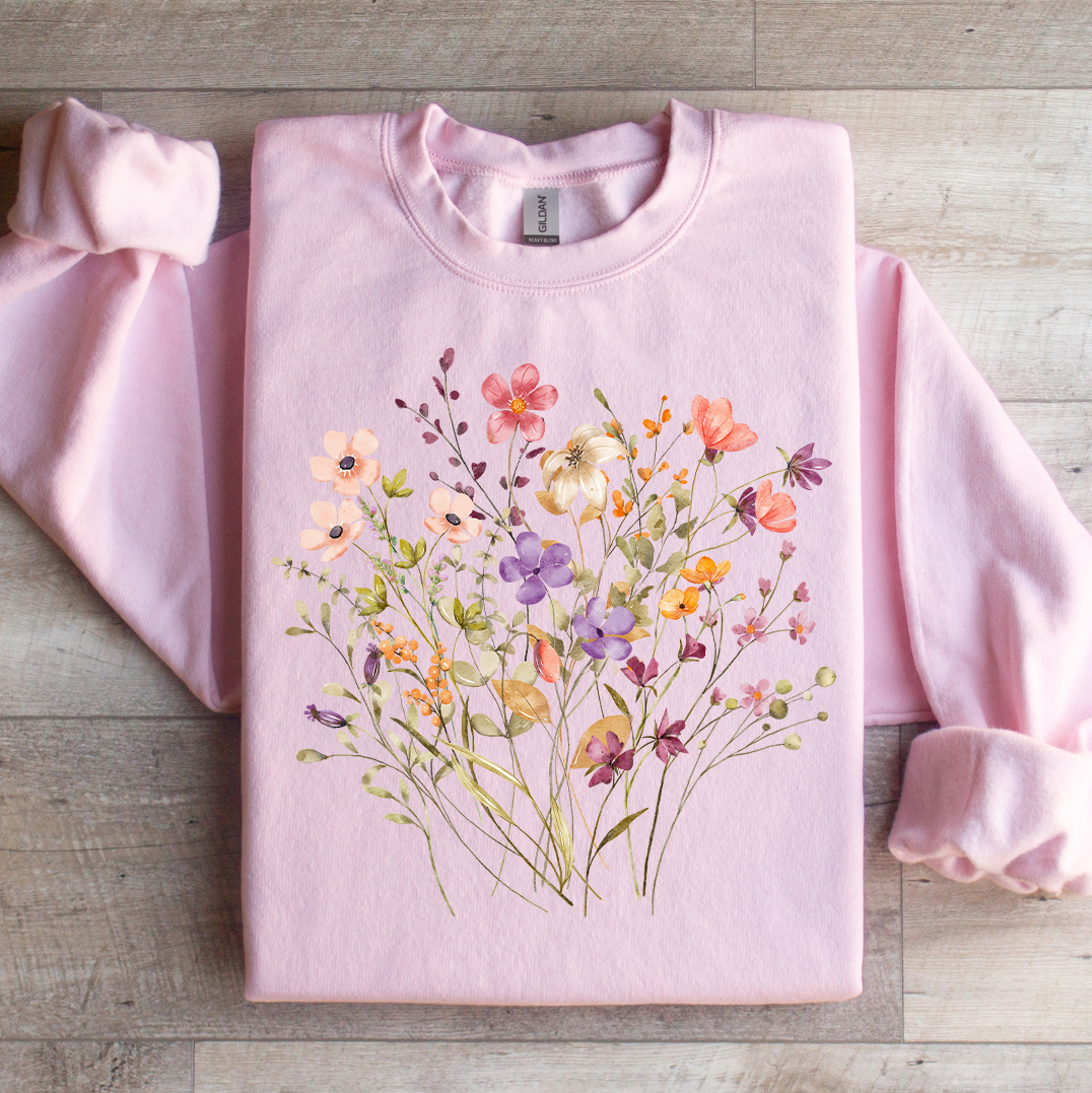 Boho Wildflowers Sweatshirt