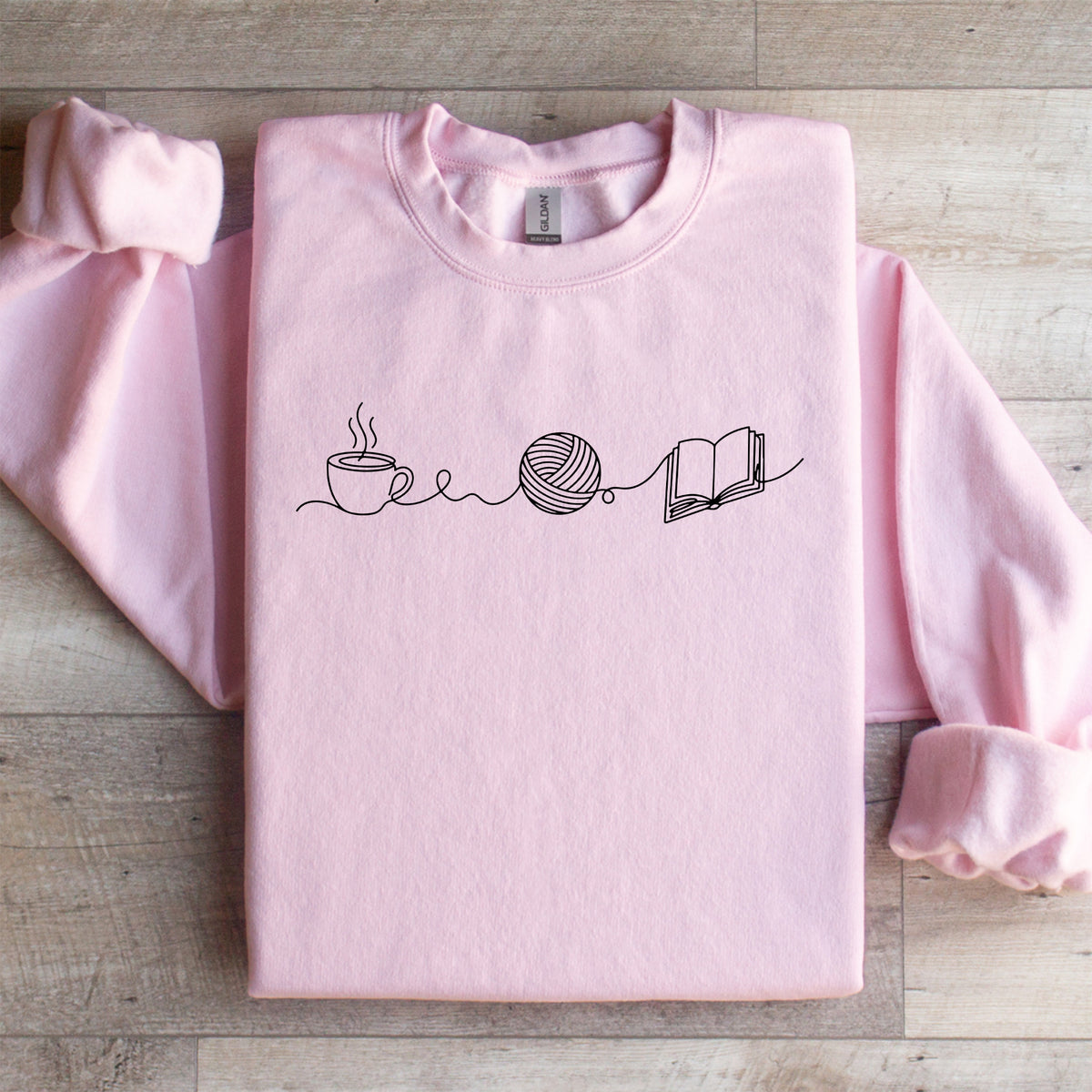 Coffee Yarn And Book Sweatshirt
