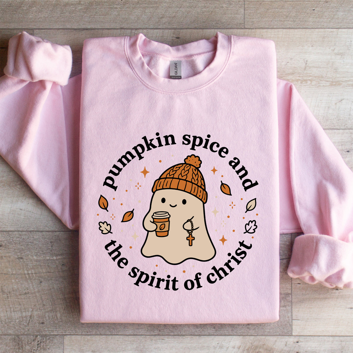 Pumpkin Spice And The Spirit Of Christ Sweatshirt