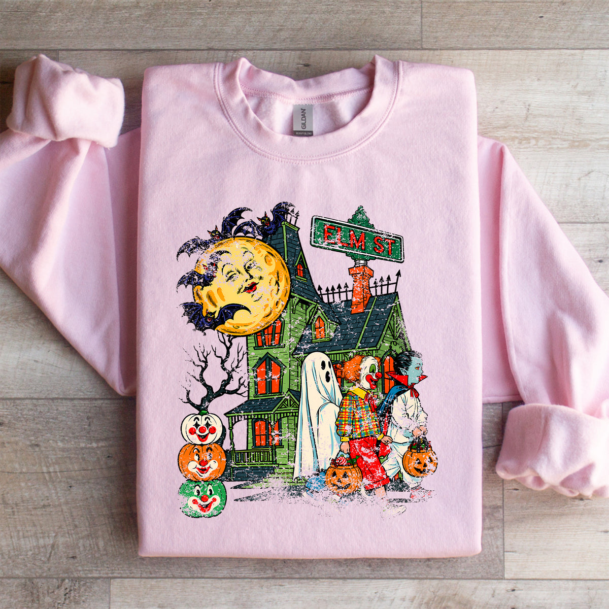 Sudadera retro de Halloween para pedir dulces