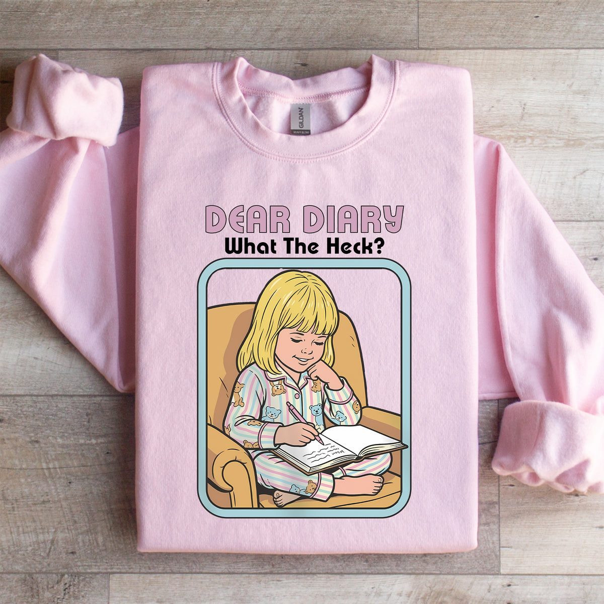 Sweatshirt „Liebes Tagebuch, was zum Teufel?“
