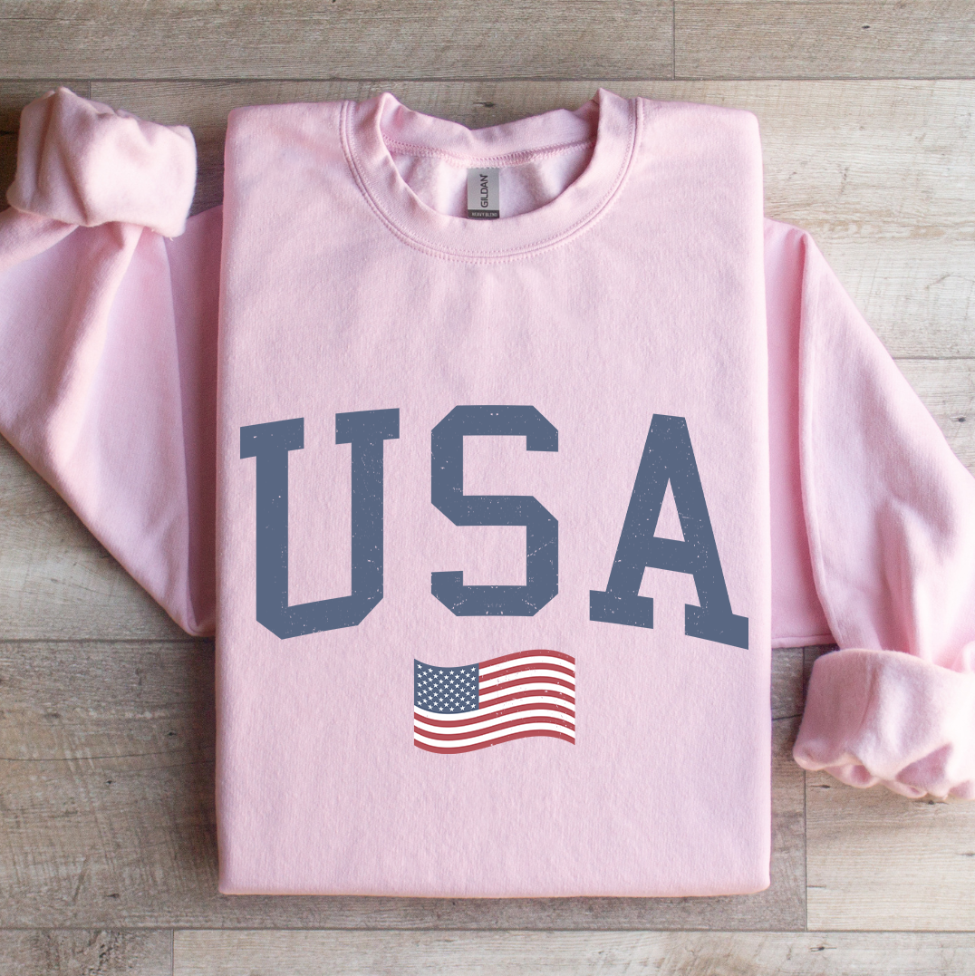 USA Flag Sweatshirt
