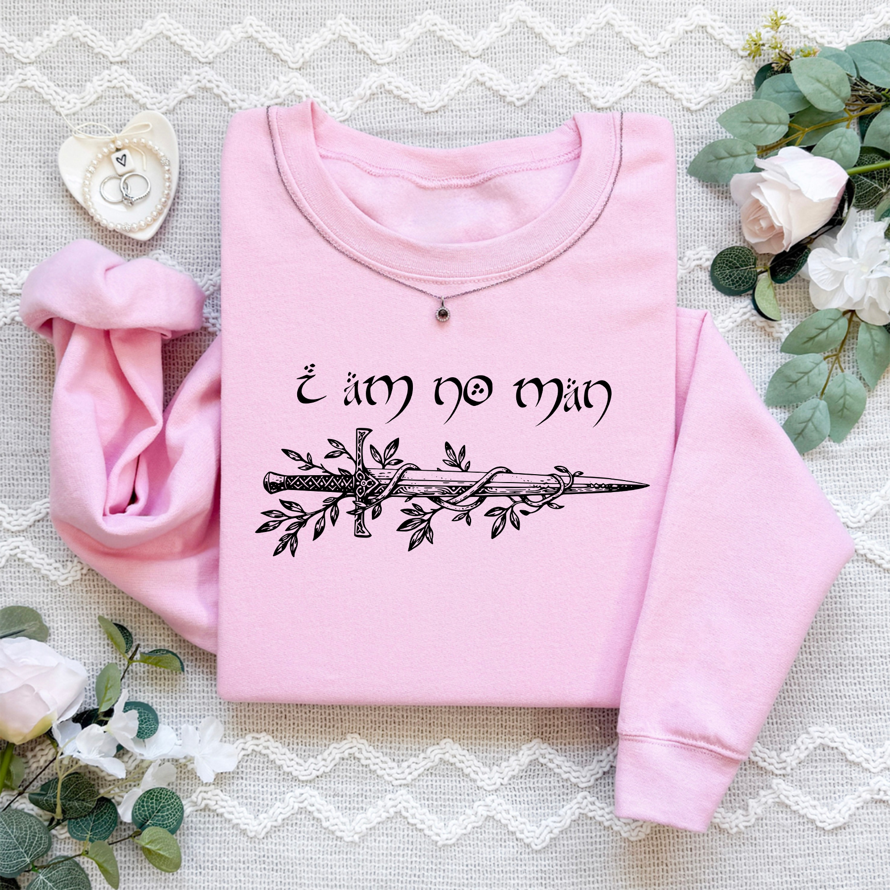 I Am No Man Sweatshirt