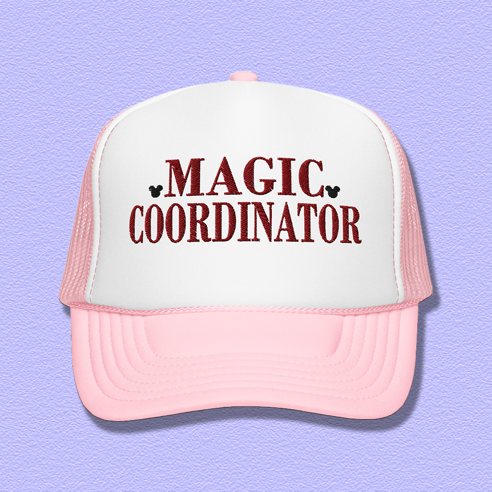 Magic Coordinator Embroidered Trucker Hat
