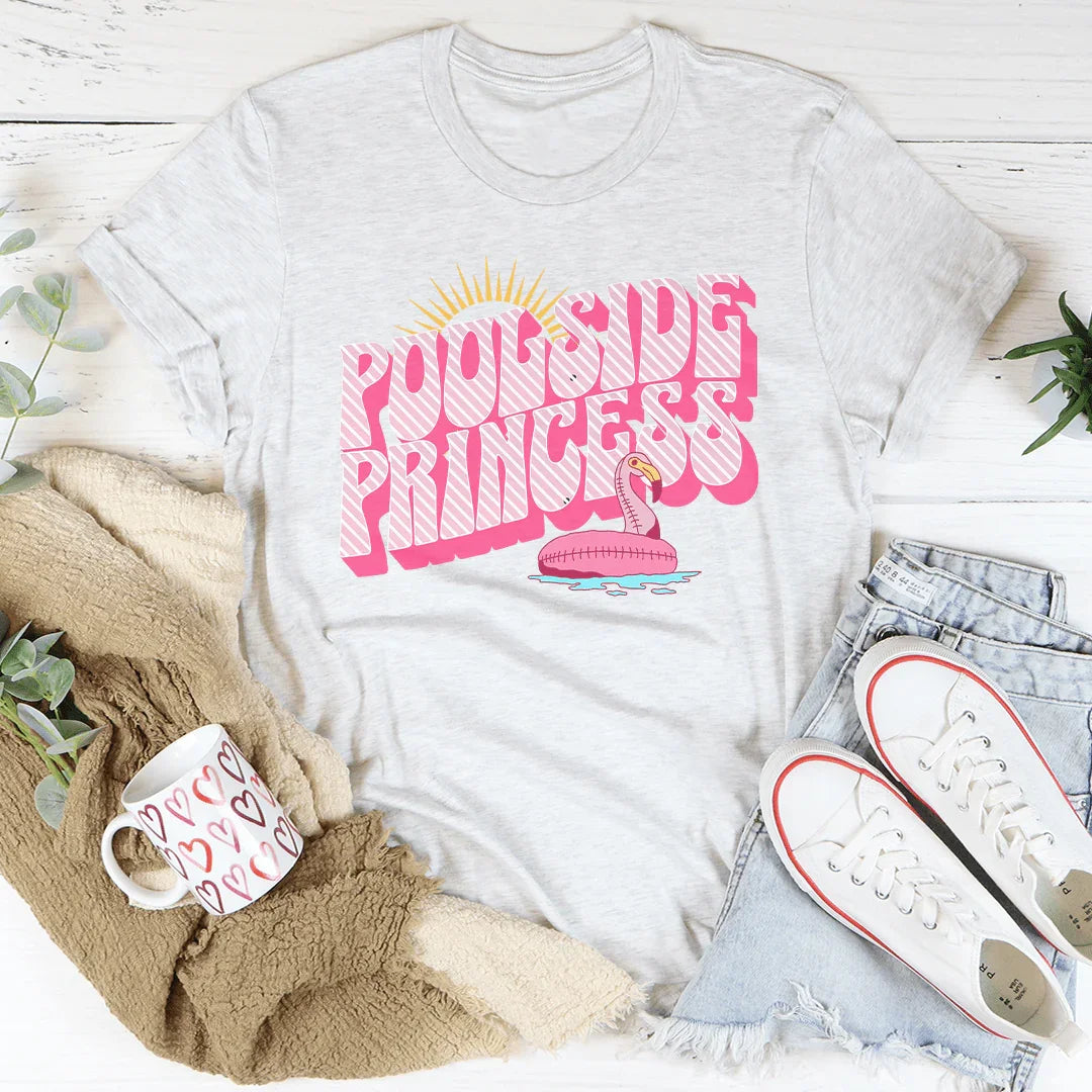Poolside Princess Tee Ash / S Peachy Sunday T-Shirt