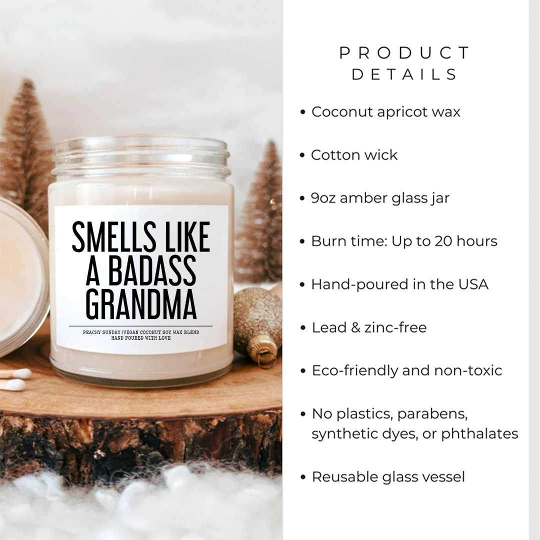 Smells Like A Badass Grandma Candle