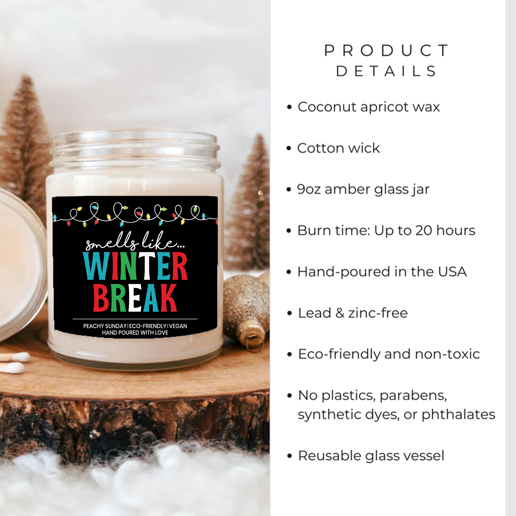 Christmas Smells Like Winter Break Candle