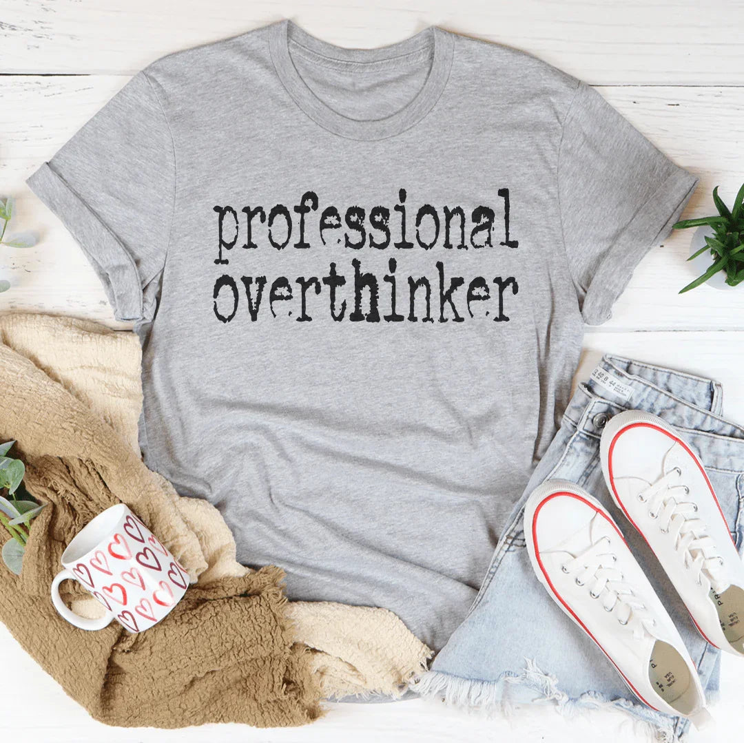Professional Overthinker Tee Athletic Heather / S Peachy Sunday T-Shirt