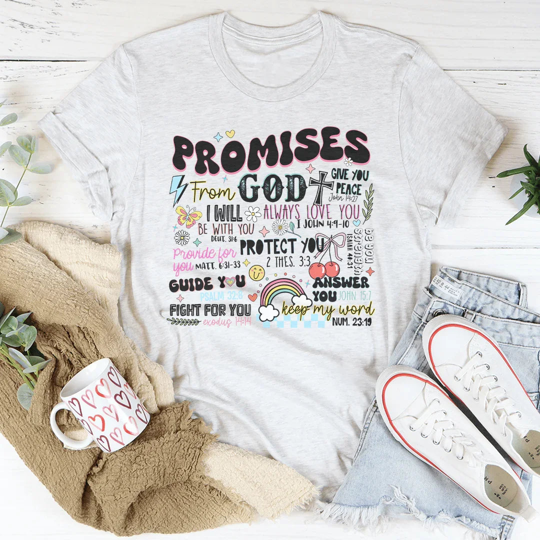 Promises From God Tee Ash / S Peachy Sunday T-Shirt