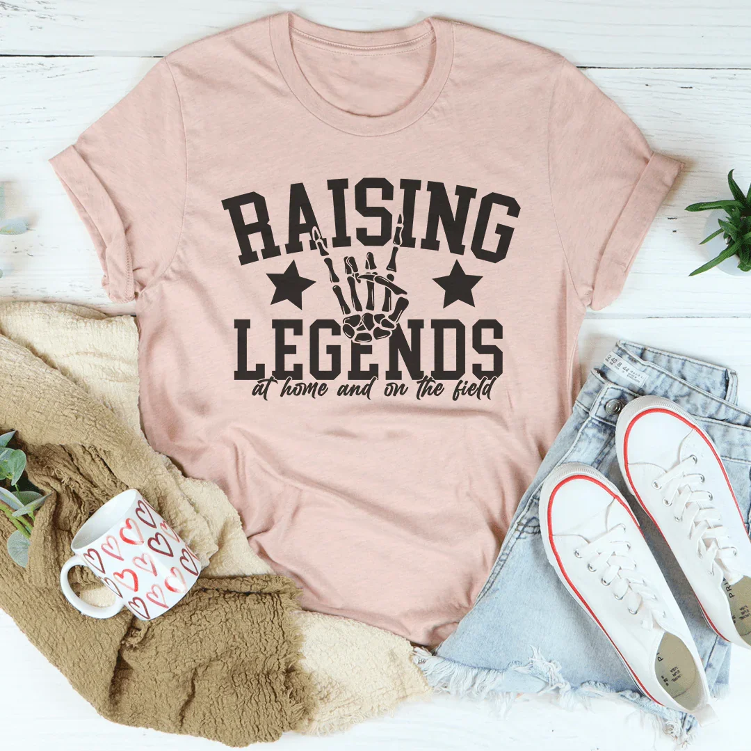 Raising Legends At Home And On The Field Tee Heather Prism Peach / S Peachy Sunday T-Shirt
