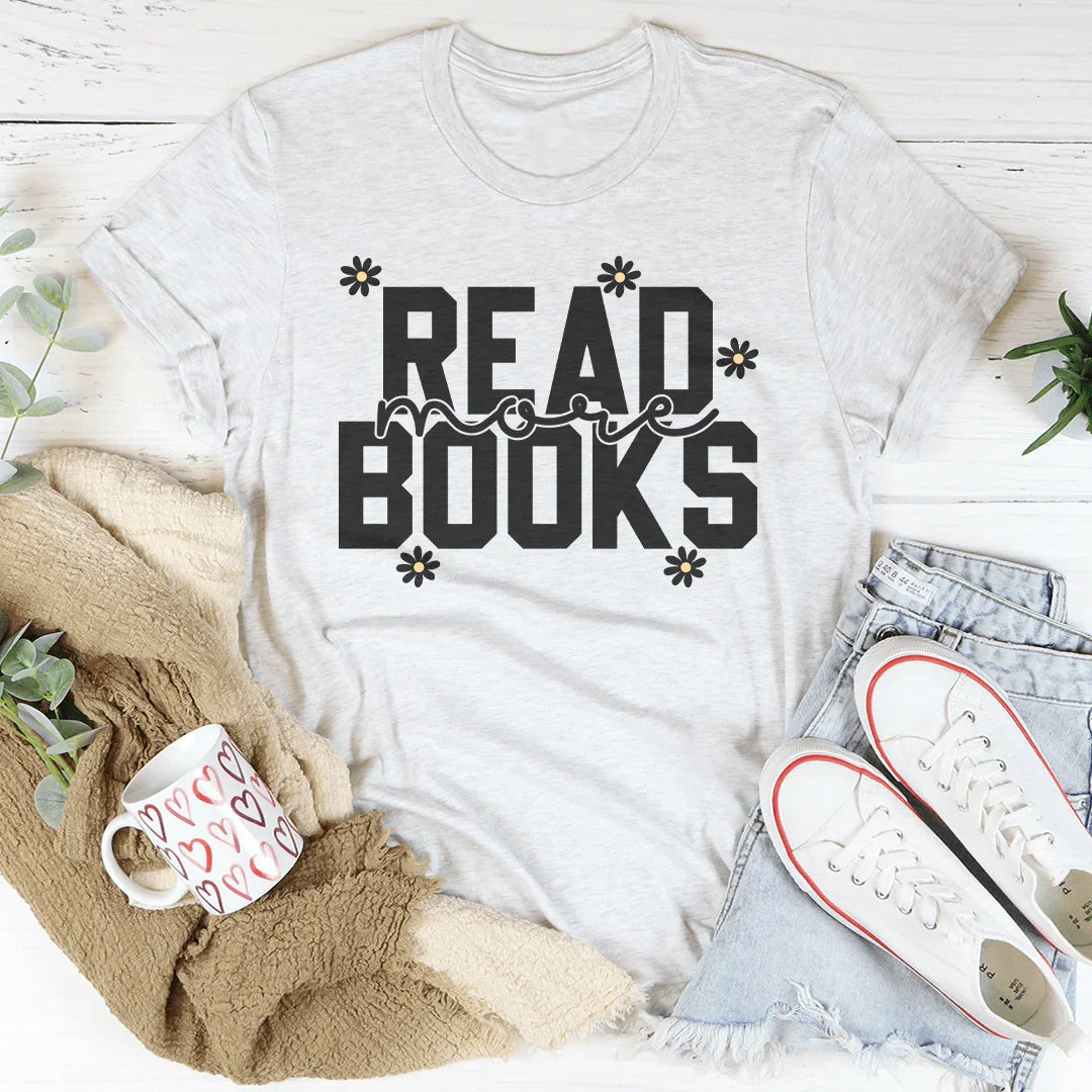 Read Books Tee Ash / S Peachy Sunday T-Shirt