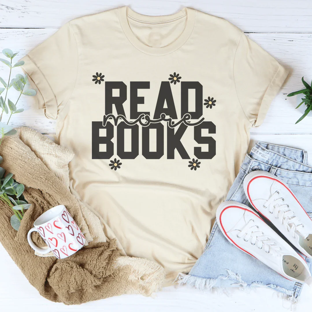 Read Books Tee Soft Cream / S Peachy Sunday T-Shirt