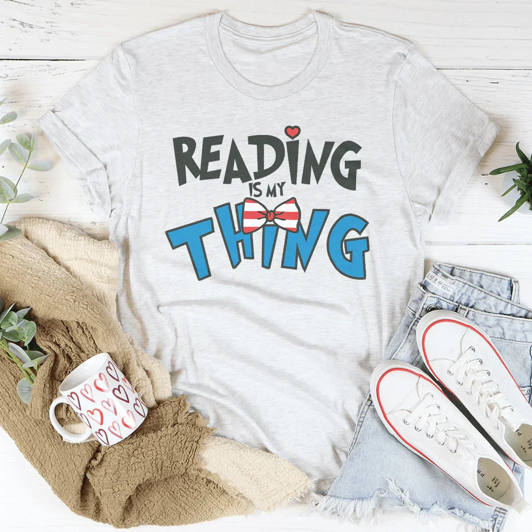 Reading Is My Thing Tee Ash / S Peachy Sunday T-Shirt