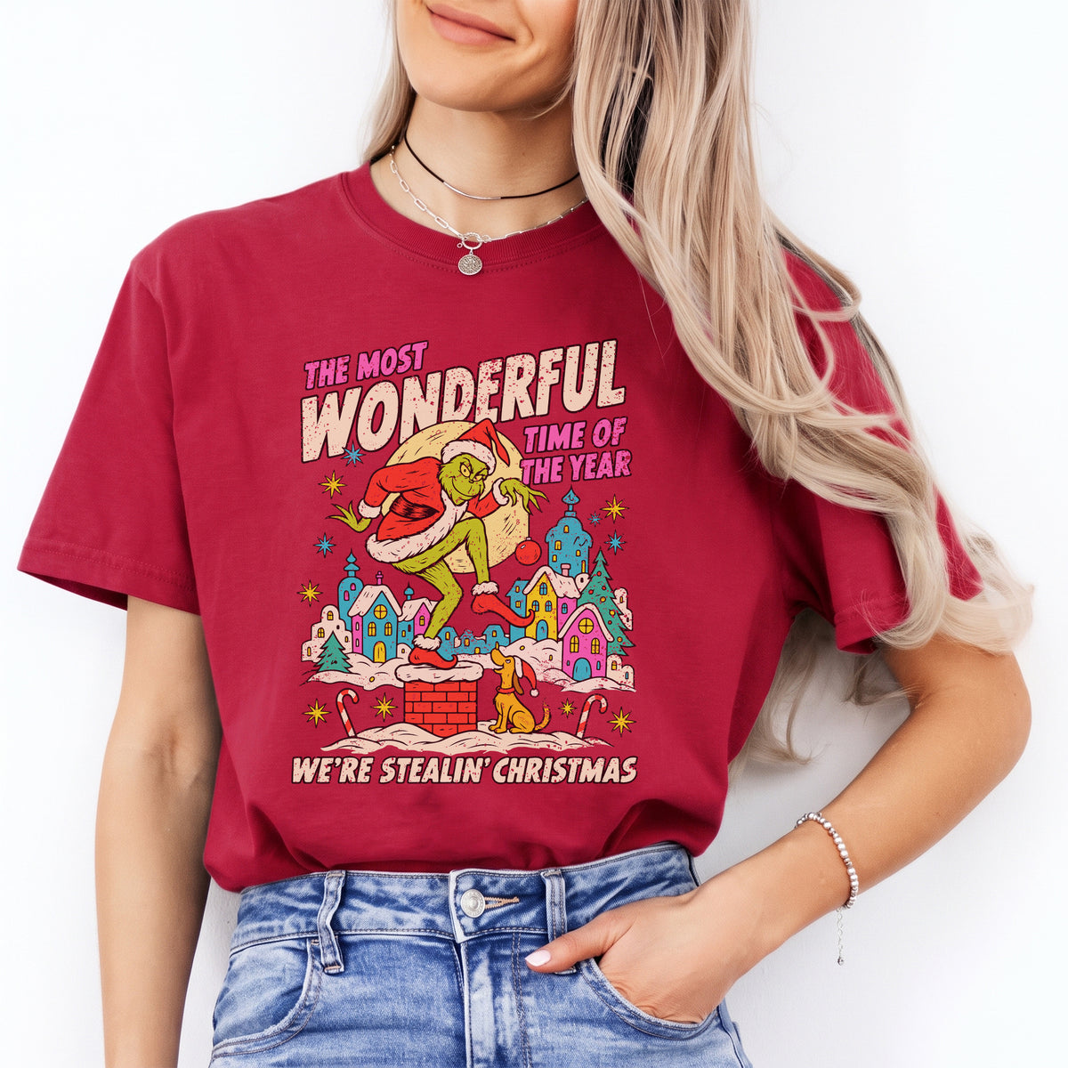 Camiseta de película navideña de los 90 «It's The Most Wonderful Time»