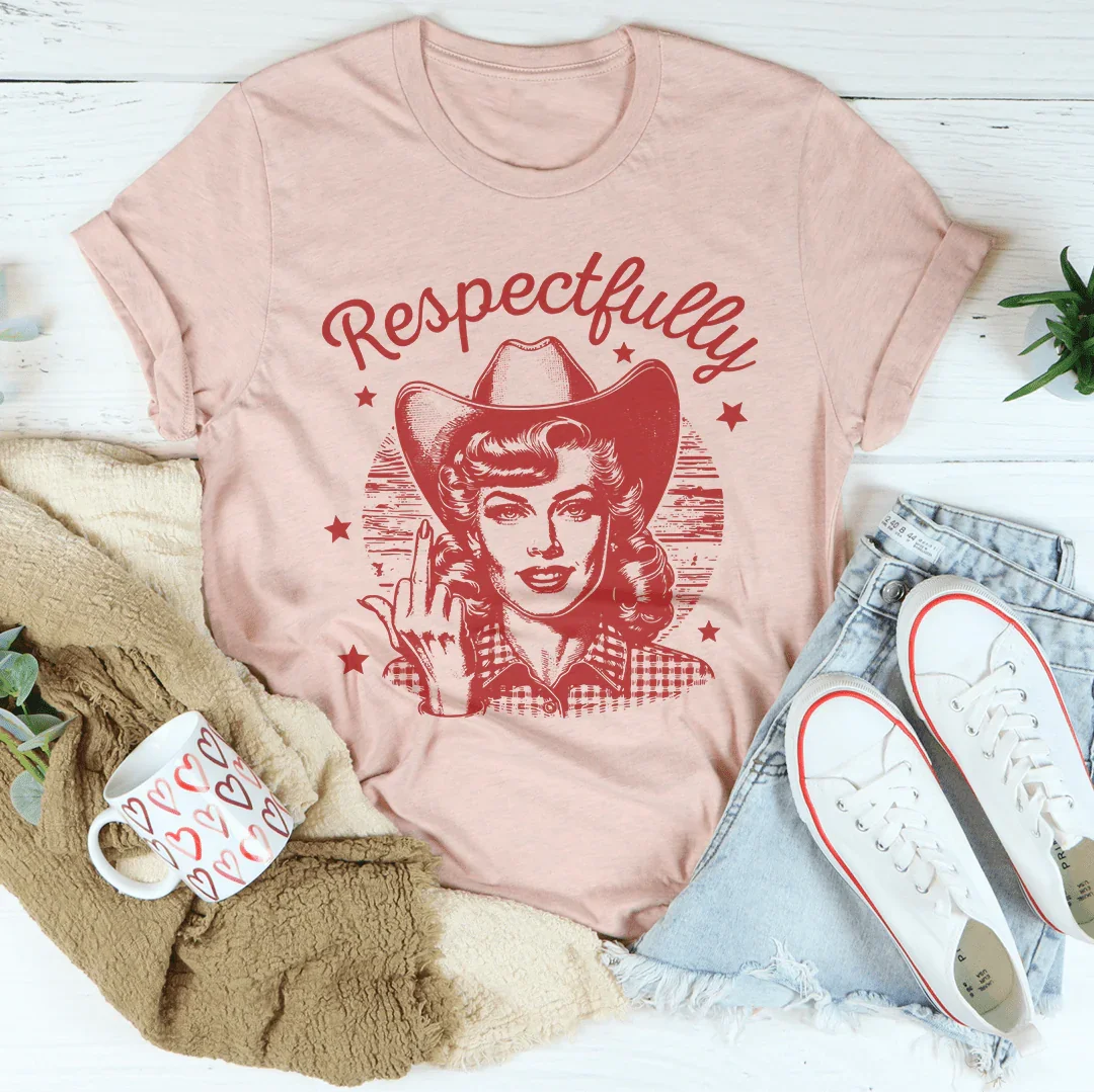 Respectfully Tee Heather Prism Peach / S Peachy Sunday T-Shirt