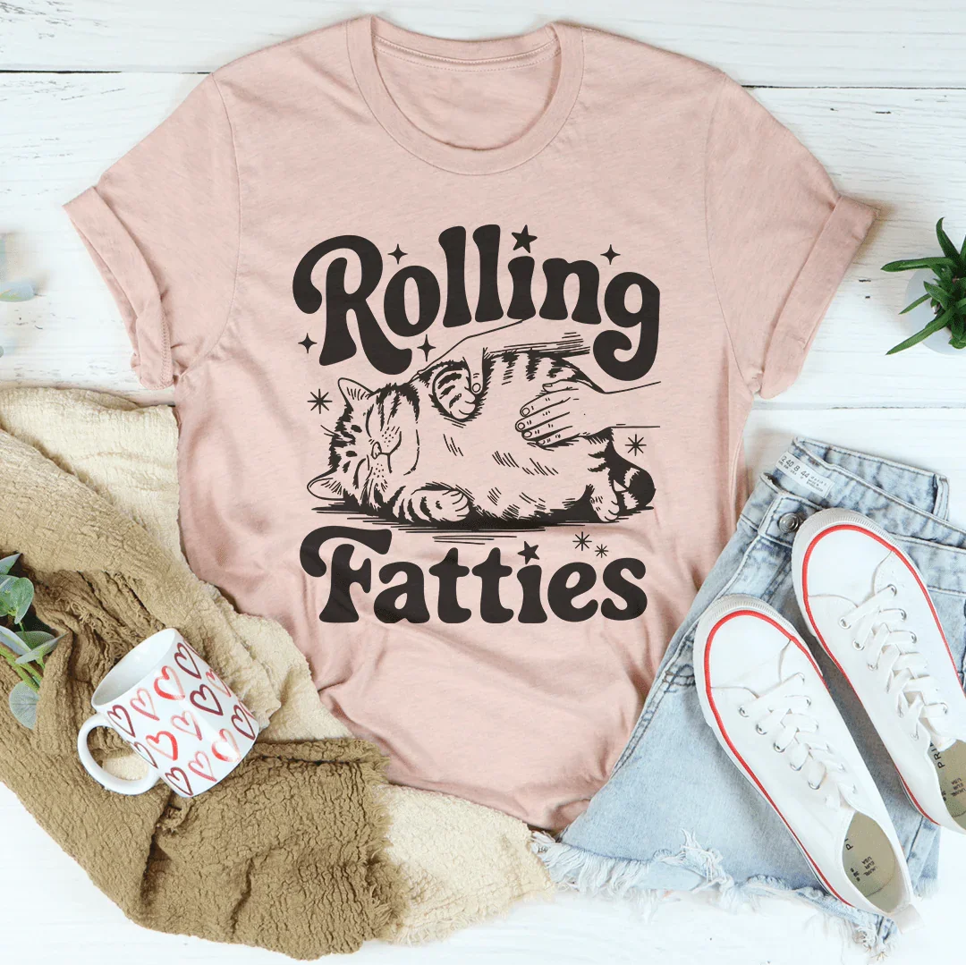 Rolling Fatties Tee Heather Prism Peach / S Peachy Sunday T-Shirt