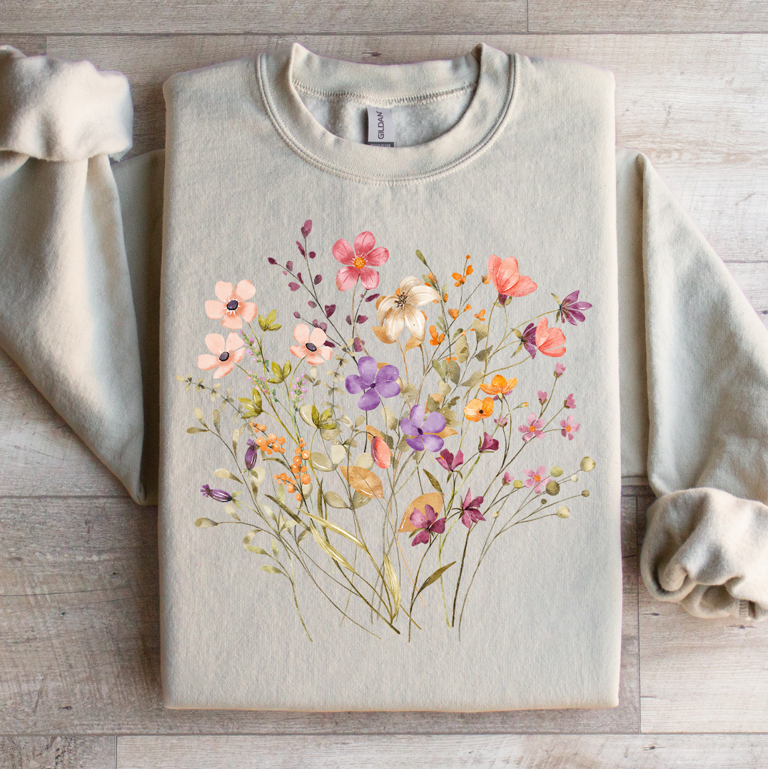 Boho Wildflowers Sweatshirt