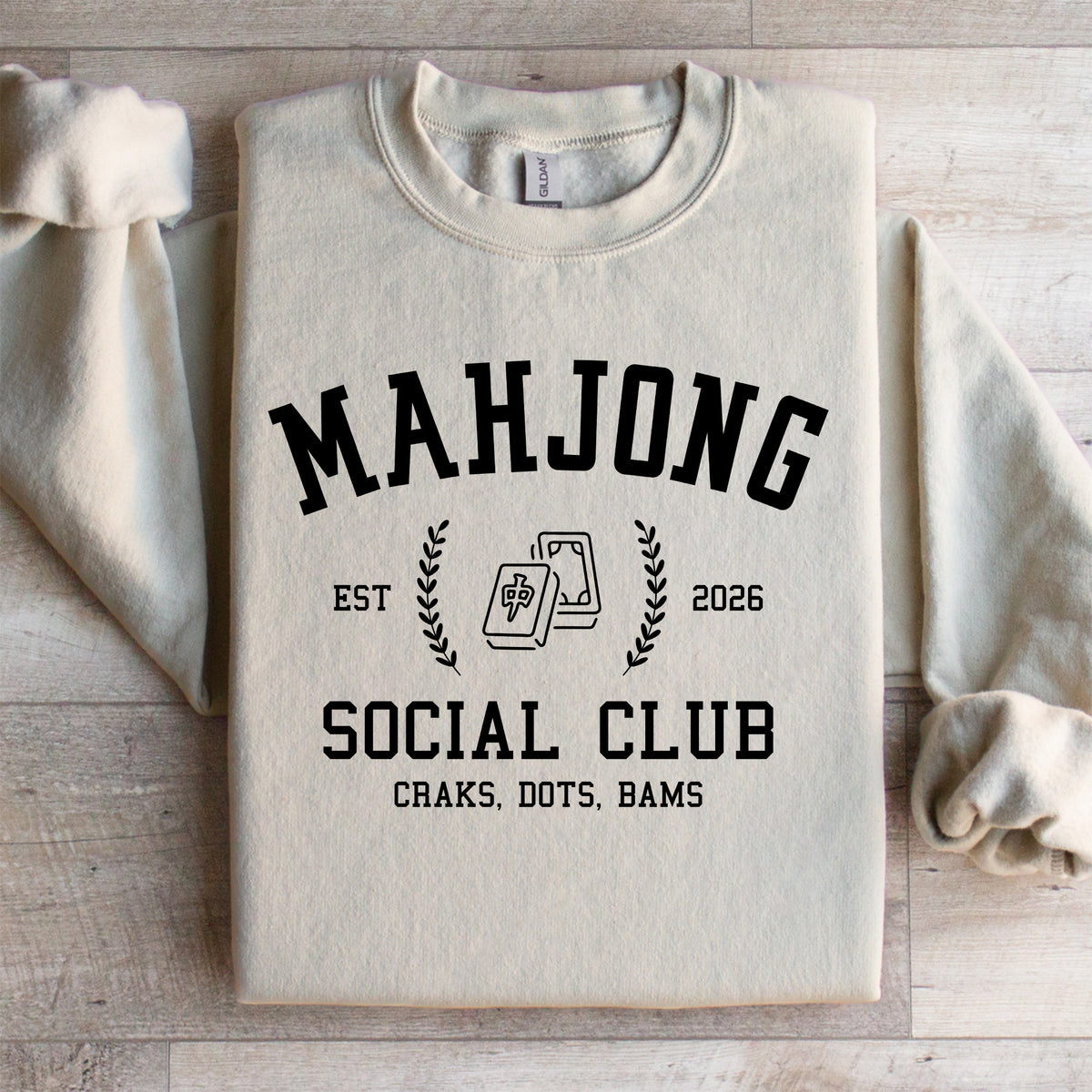 Mahjong Social Club-Sweatshirt