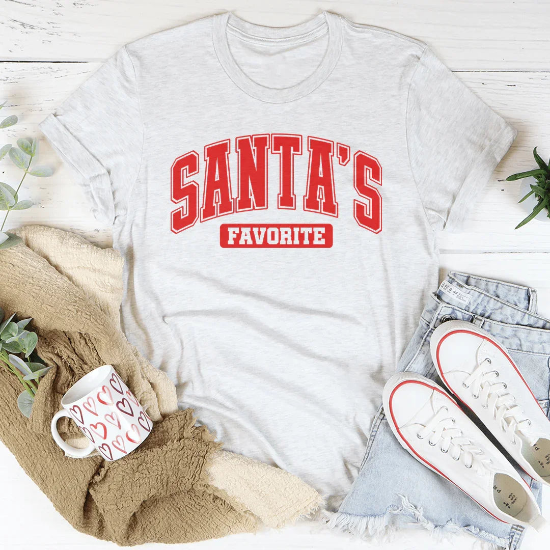 Santa's Favorite Tee Ash / S Peachy Sunday T-Shirt