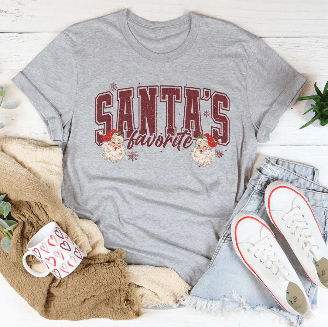 Santa's Favorite Tee Athletic Heather / S Peachy Sunday T-Shirt