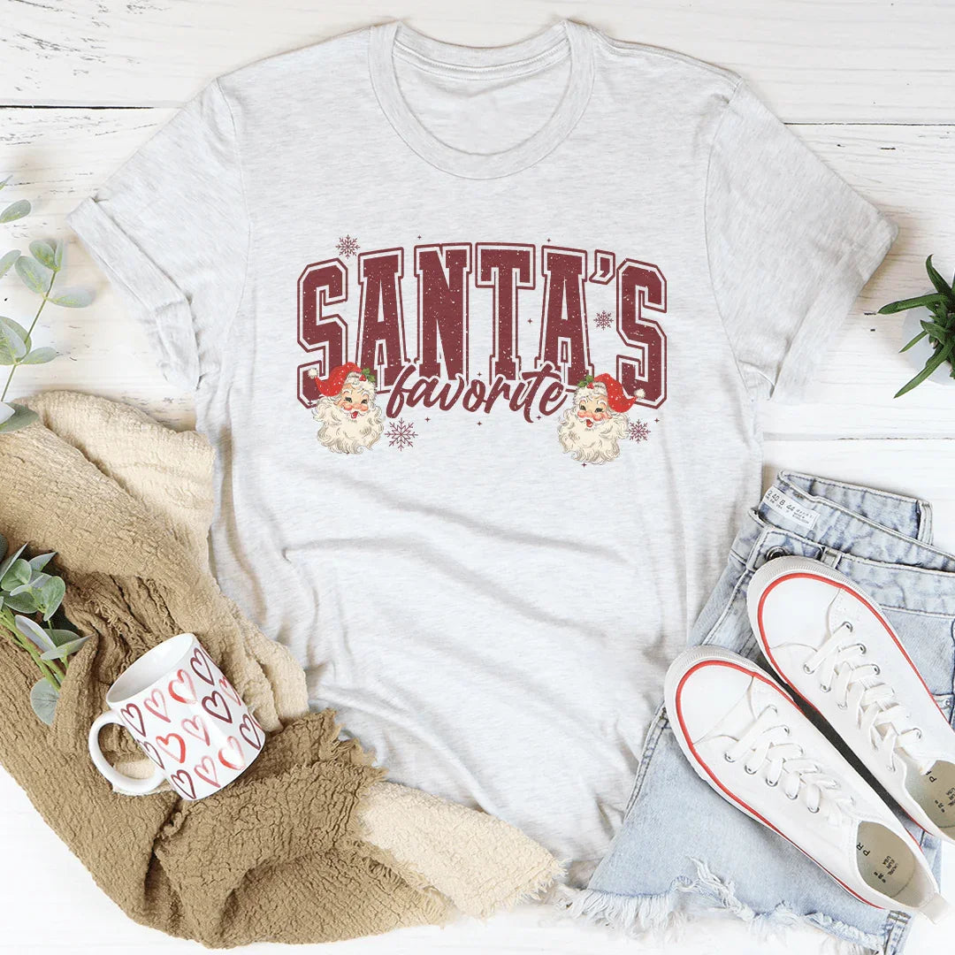Santa's Favorite Tee White / S Peachy Sunday T-Shirt
