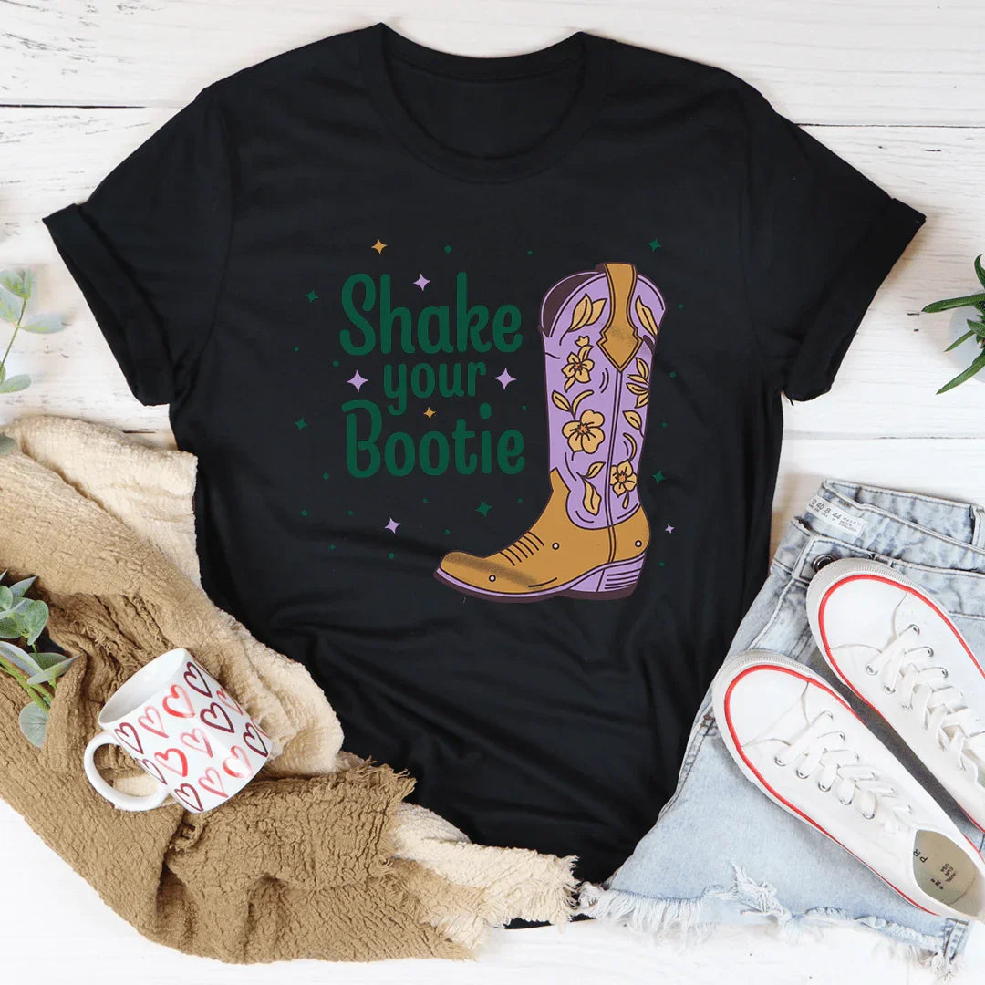 Shake Your Bootie Tee Black Heather / S Peachy Sunday T-Shirt