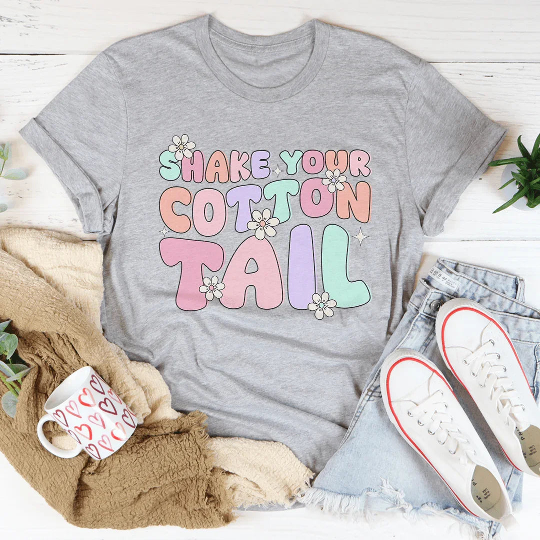 Shake Your Cotton Tail Tee Athletic Heather / S Peachy Sunday T-Shirt