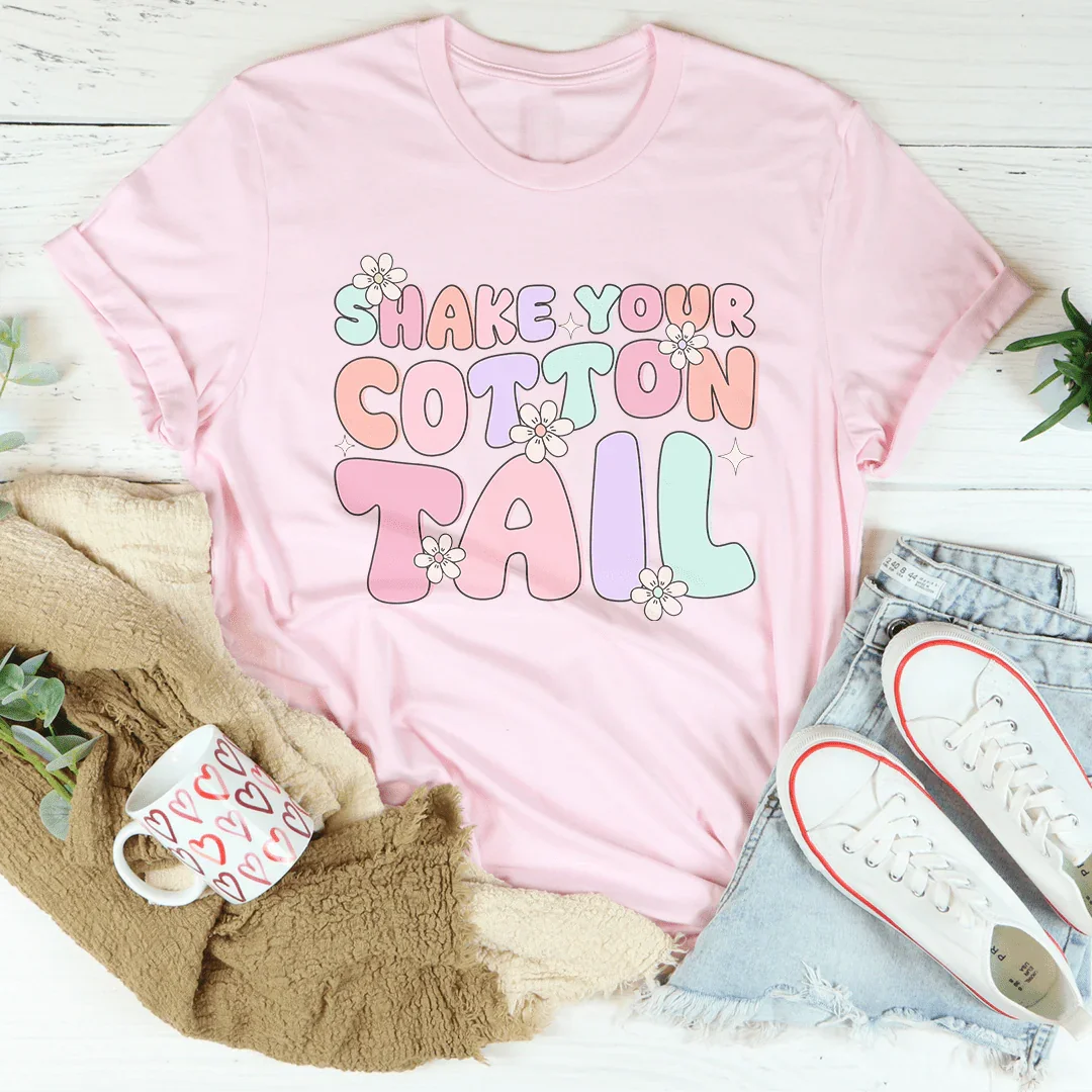 Shake Your Cotton Tail Tee Pink / S Peachy Sunday T-Shirt