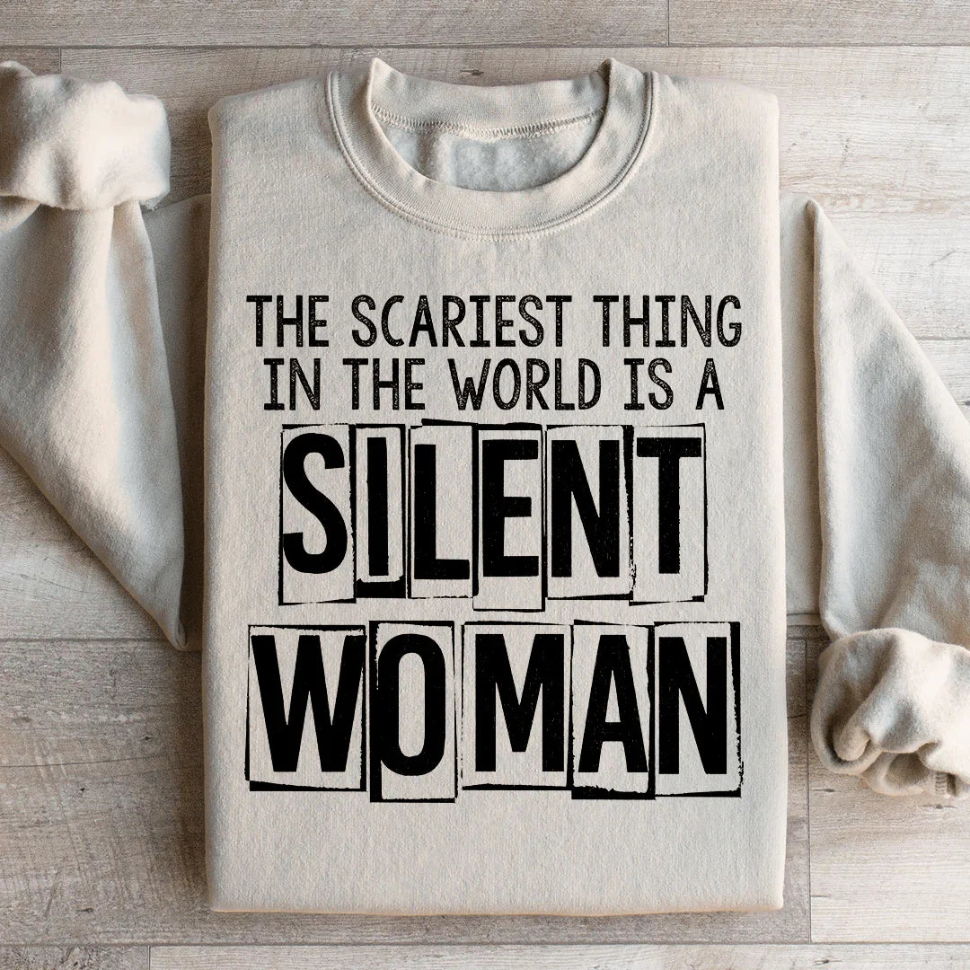 Silent Woman Sweatshirt Peachy Sunday T-Shirt