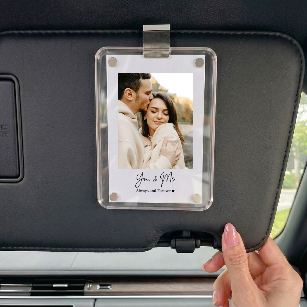 Personalized Drive Safe Car Visor Clip